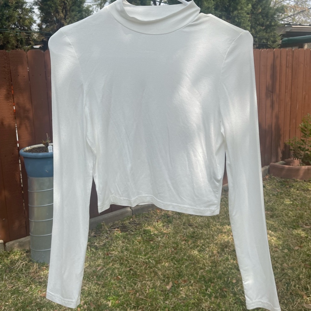 Long sleeve crop top